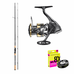 Shimano Sedona Spin 9,0 fod- 7/35 gr + Shimano Ultegra FD 3000 HG + Fletline